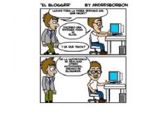 Humor: el blogger