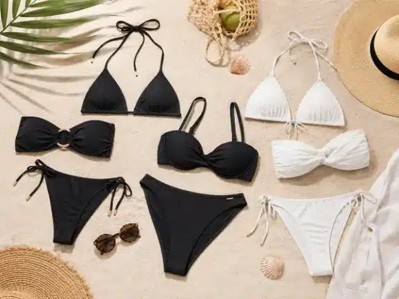 Bikini negro o bikini blanco: cómo elegir el color que más favorece tu estilo este verano 6 ¿Bikini negro o bikini blanco? Cómo elegir el color ideal