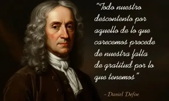 Frases de hoy: Gratitud - Palabras - Sonrisa 1 Daniel Defoe - Gratitud - Frases del día