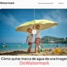 Herramienta para eliminar marcas de agua