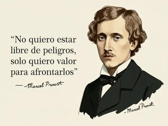 Frases de hoy: Imposible - Valor - Límites 6 Frase de Marcel Proust sobre el peligro