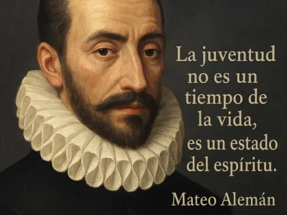 Frase de Mateo Alemán sobre juventud