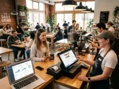 TPV para cafetería y software de gestión para alimentación